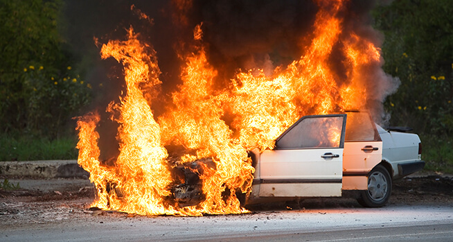 What to do if your car catches fire