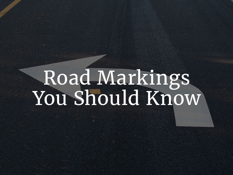 Road Markings You Should Know