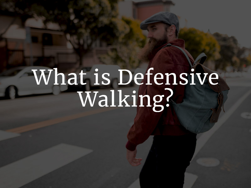 What is defensive walking?