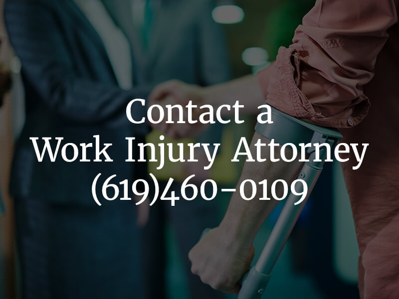 Contact a Work Injury Attorney